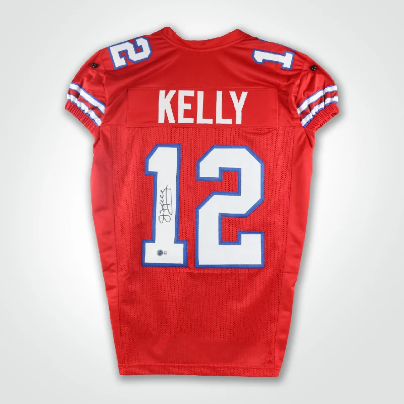 Jim Kelly Signed Jersey-NBA Team Jersey with Player Numbers -