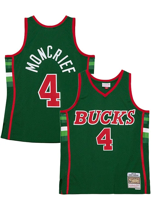 Mitchell & Ness HWC 1983 Sidney Moncrief Milwaukee Bucks Swingman Jersey-NBA Youth Custom Jersey -