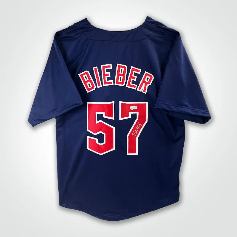 Shane Bieber Signed Jersey-NBA Jersey with Custom Player Number -