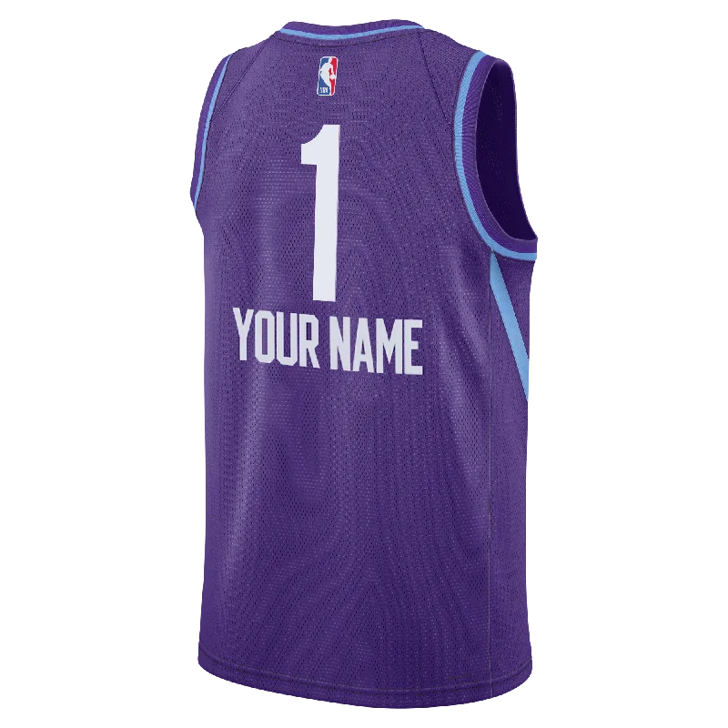 Customization Yth 24 City Swingman Jersey - Purple - Nike-NBA All-Time Great Jersey -