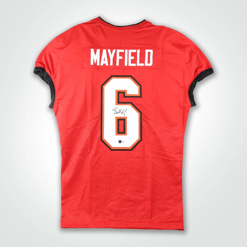 Baker Mayfield Signed Jersey-NBA Jerseys with Player’s Signature -