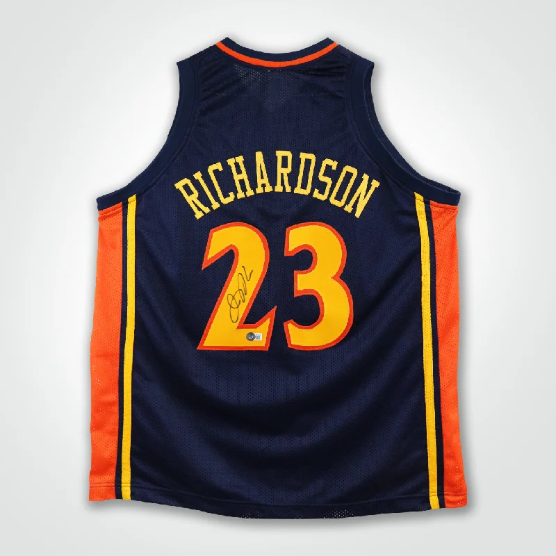 Jason Richardson Signed Jersey-NBA Black Jersey -