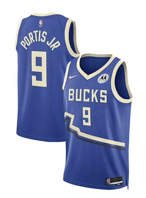 Nike 2024-25 City Edition Bobby Portis Jr Swingman Jersey-NBA Elite Basketball Jersey -