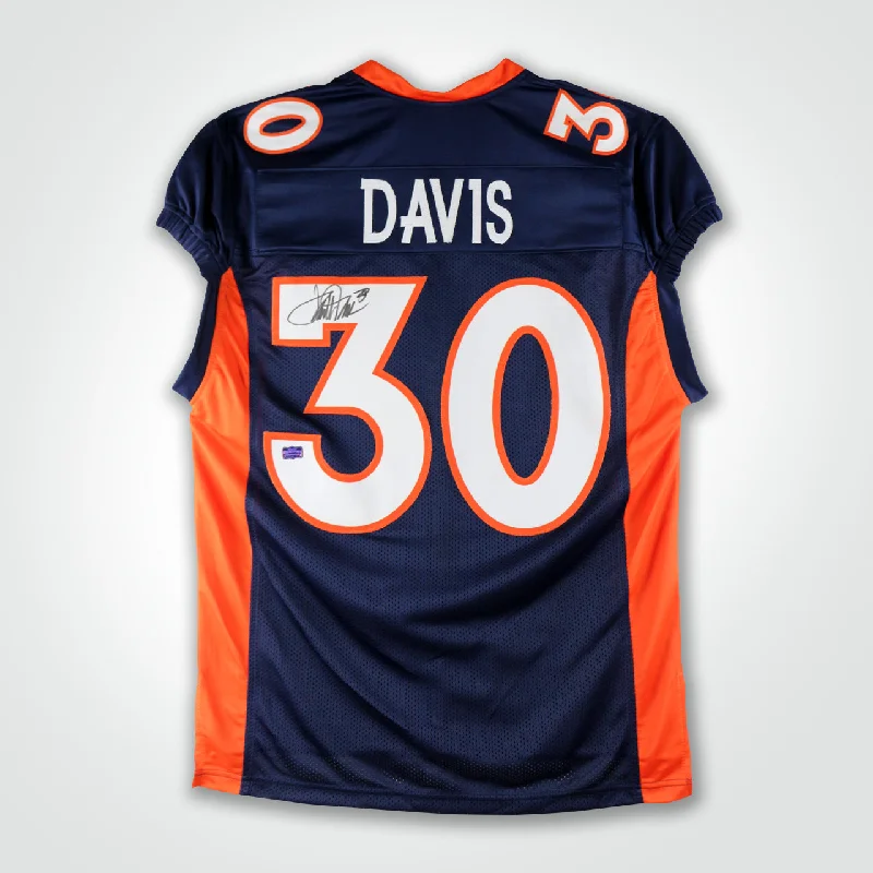 Terrell Davis Signed Jersey-NBA All-Time Team Jersey -