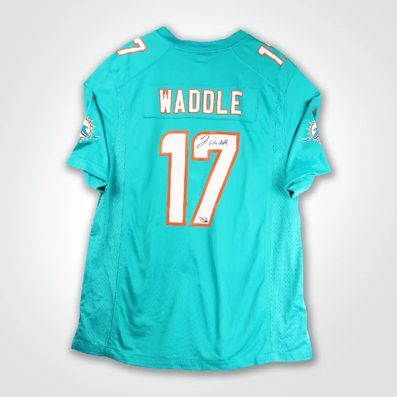 Jaylen Waddle Signed Dolphins Nike Game Jersey-NBA Custom Jersey with Numbers -