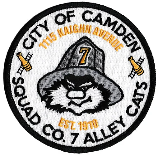 Camden Squad 7 Alley Cats Circular Est. 1910 Fire Patch-NBA Championship Edition Jersey -