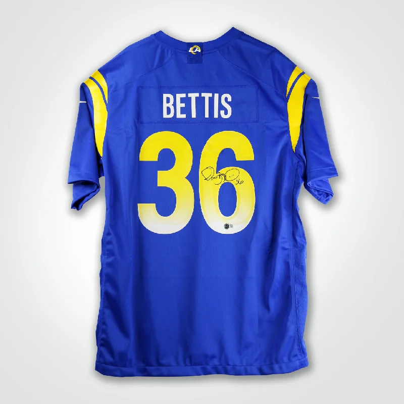 Jerome Bettis Signed Rams Nike Game Jersey-NBA Basketball Jersey for Women -