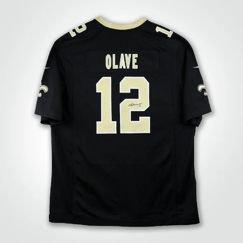 Chris Olave Signed Saints Nike Game Jersey-NBA Youth Custom Jersey Online -