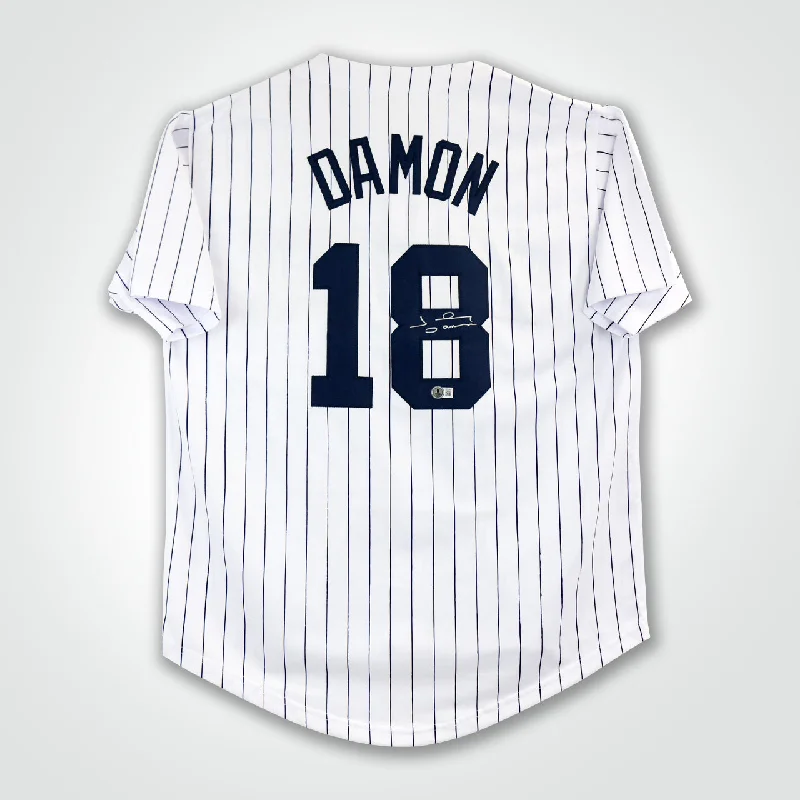 Johnny Damon Signed Jersey-NBA Team Logo Jersey -