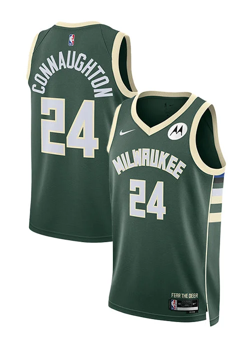 Nike 2022 Icon Edition Pat Connaughton Milwaukee Bucks Swingman Jersey-NBA Popular Team Jersey -