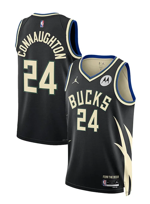 Jordan 2022 Statement Edition Pat Connaughton Milwaukee Bucks Swingman Jersey-NBA Basketball Jersey with Retro Style -