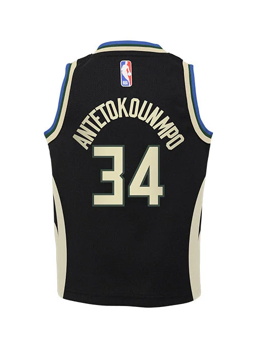 Juvenile Nike 2022 Statement Edition Giannis Antetokounmpo Milwaukee Bucks Replica Jersey-NBA Basketball Jersey with Official Patch -