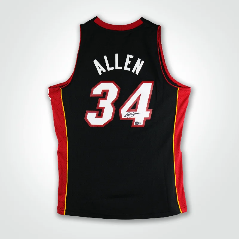 Ray Allen Signed Heat Mitchell & Ness Swingman 12-13 Jersey-NBA Championship Jersey Edition -