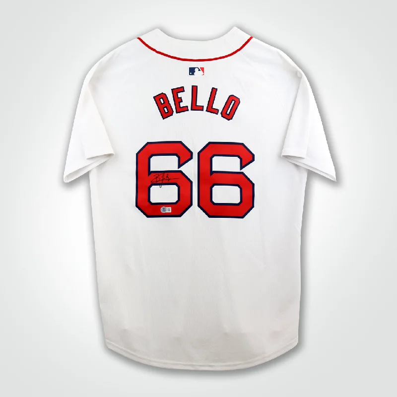 Brayan Bello Signed Red Sox Nike Jersey-NBA Game Day Jersey -