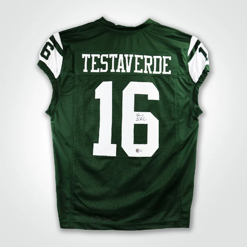 Vinny Testaverde Signed Jersey-NBA Game Day Jersey Online -