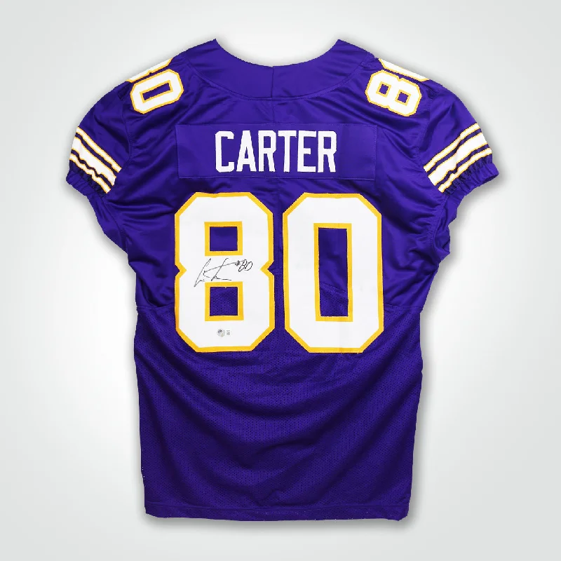 Cris Carter Signed Jersey-NBA Famous Player Jersey -