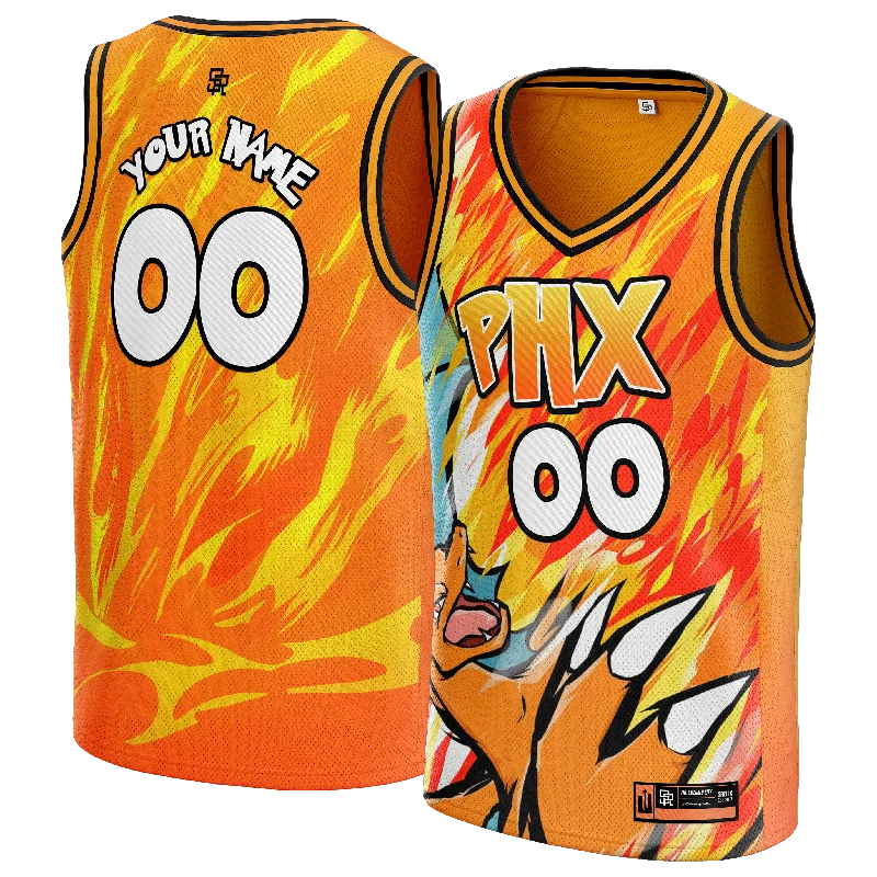 SRELIX "Flames" Jersey-NBA Knicks Jersey -