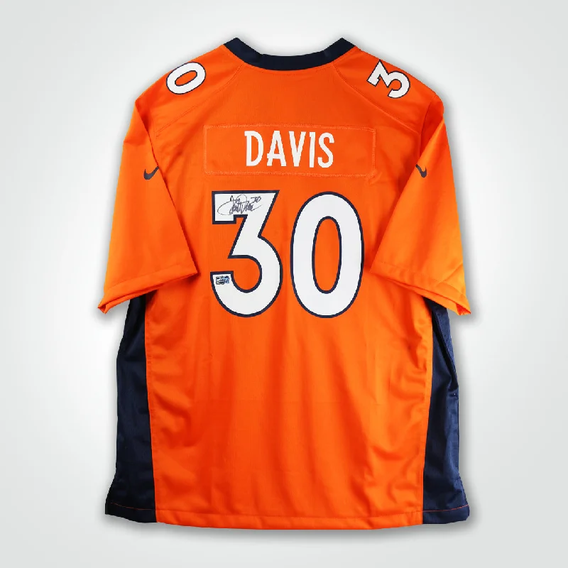 Terrell Davis Signed Broncos Nike Game Jersey-NBA Latest Jersey for Fans -