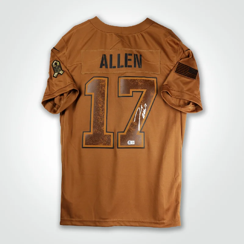 Josh Allen Signed Bills Nike Salute to Service Jersey-NBA Famous Player Jersey -