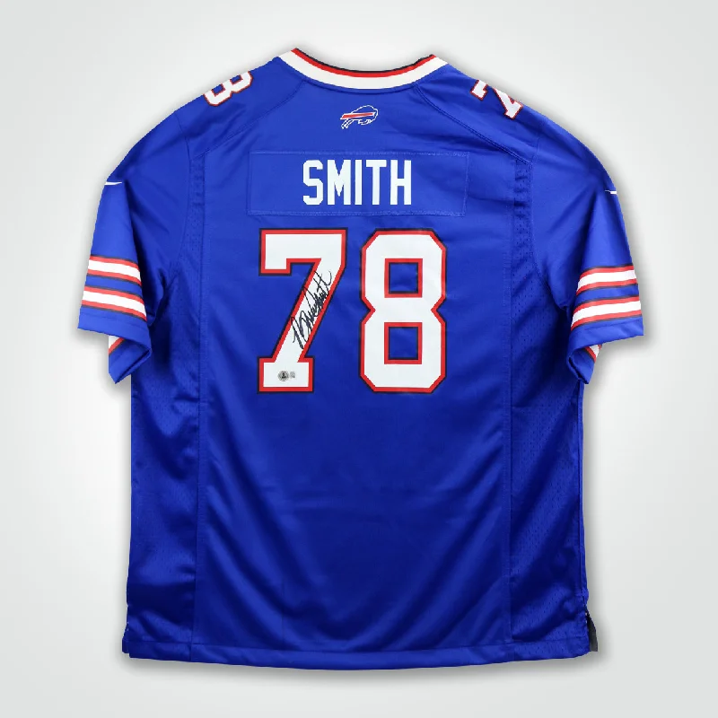 Bruce Smith Signed Bills Nike Game Jersey-NBA Knicks Jersey -