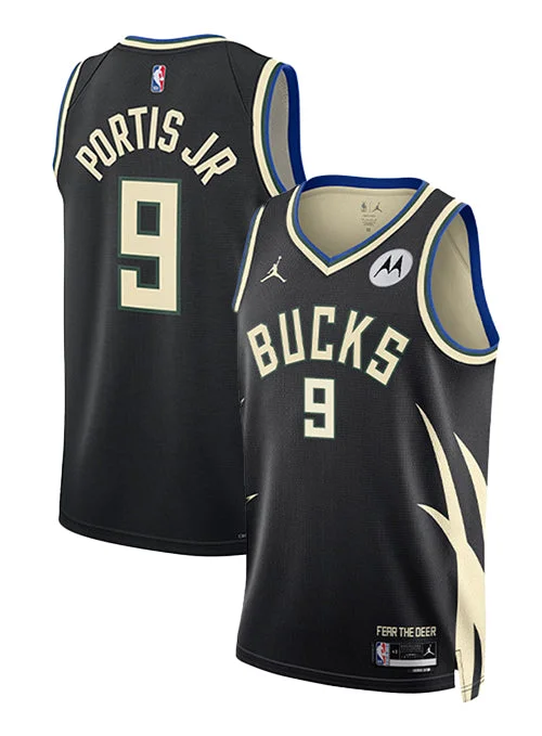 Jordan 2022 Statement Edition Bobby Portis Milwaukee Bucks Swingman Jersey-NBA Top Quality Jersey -