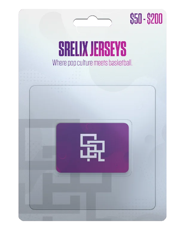 SRELIX Jerseys Gift Card-NBA Home Jersey -