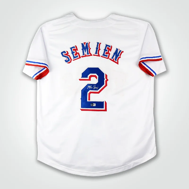 Marcus Semien Signed Jersey-NBA Throwback Jersey -