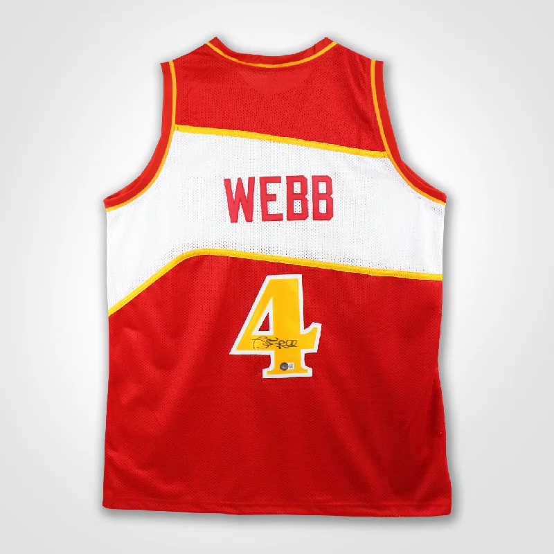 Spud Webb Signed Jersey-NBA Jerseys for Men -