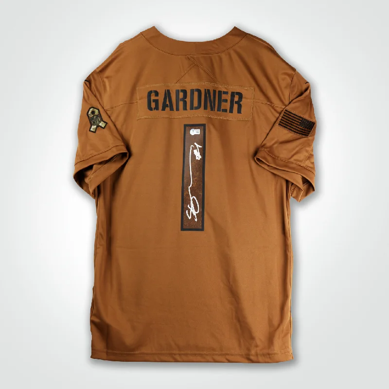 Ahmad 'Sauce' Gardner Signed Jets Nike Salute to Service Jersey-NBA Player Jersey for All Ages -