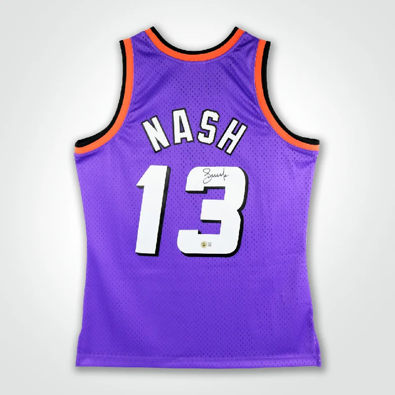 Steve Nash Signed Suns Mitchell & Ness Swingman 96-97 Jersey-NBA Youth Basketball Jersey Online -