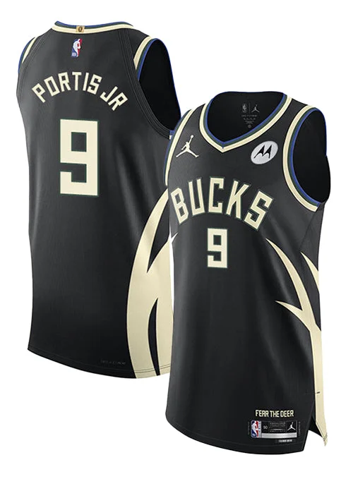 Jordan 2022 Statement Edition Bobby Portis Jr. Milwaukee Bucks Authentic Jersey-NBA Rare Edition Jersey -