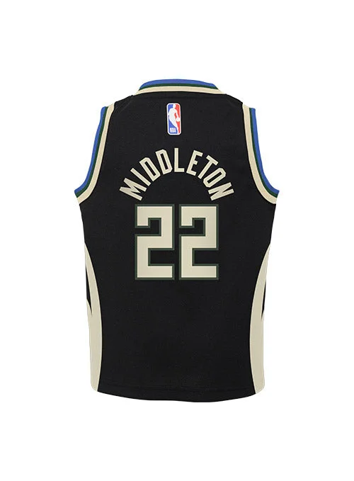 Toddler Nike 2022 Statement Edition Khris Middleton Milwaukee Bucks Replica Jersey-NBA Collection Jersey -