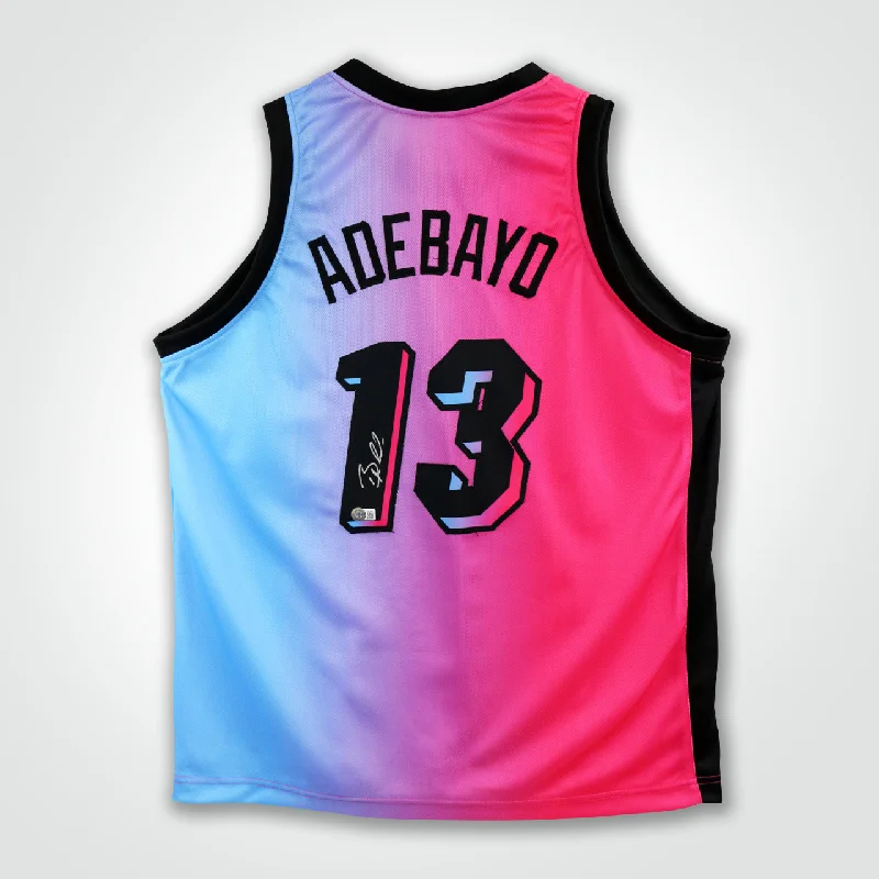 Bam Adebayo Signed Jersey-NBA Fan Jersey Collection -