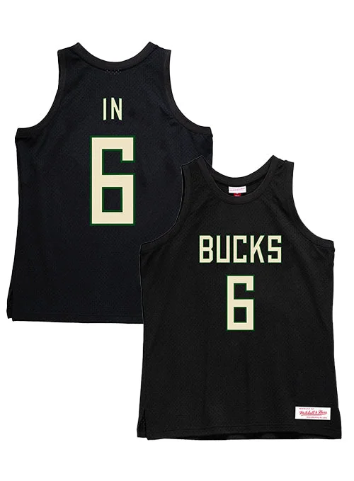 Bucks In Six x Mitchell & Ness Milwaukee Bucks Swingman Jersey-NBA Away Team Jersey -