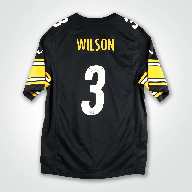 Russell Wilson Signed Steelers Nike Game Jersey-NBA Men’s Jersey with Player Name -