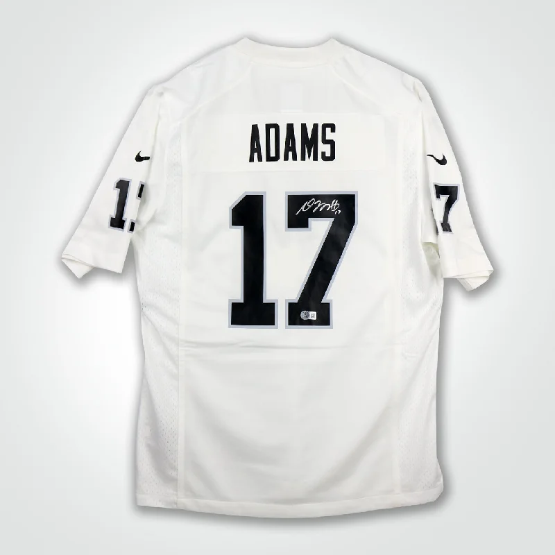 Davante Adams Signed Raiders Nike Game Jersey-NBA Blue Basketball Jersey -