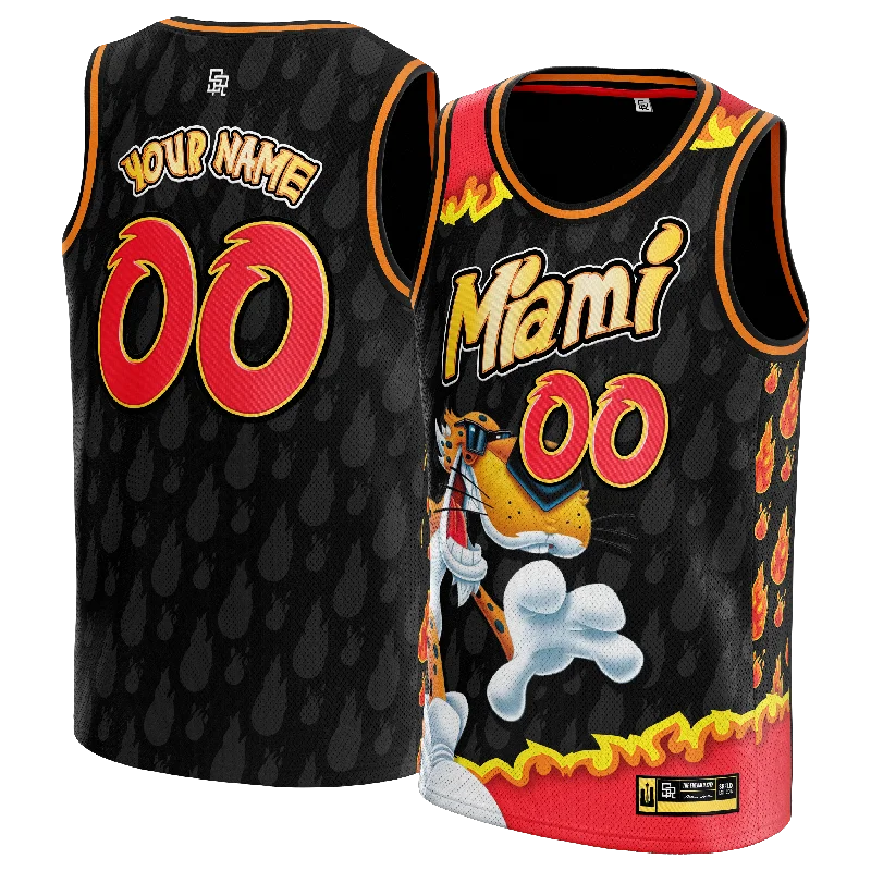 SRELIX "Flaming" Jersey-NBA Away Jersey -