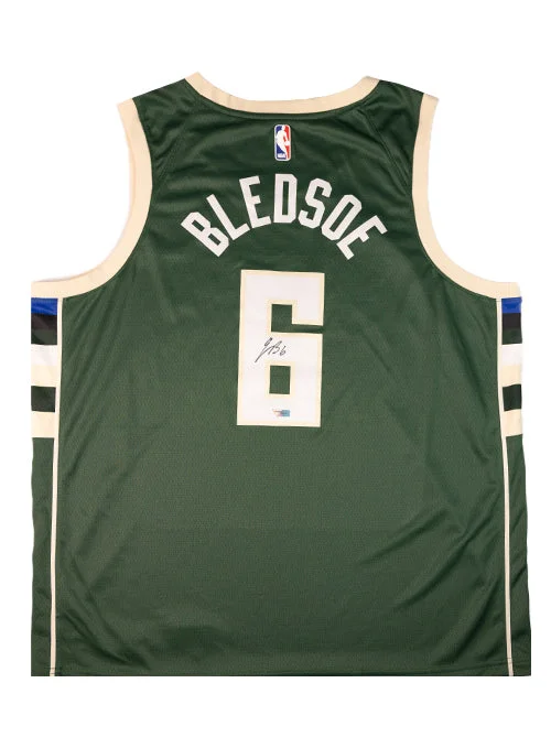 Signed Nike Icon Edition Eric Bledsoe Milwaukee Bucks Swingman Jersey-NBA Jersey with Embroidered Name -