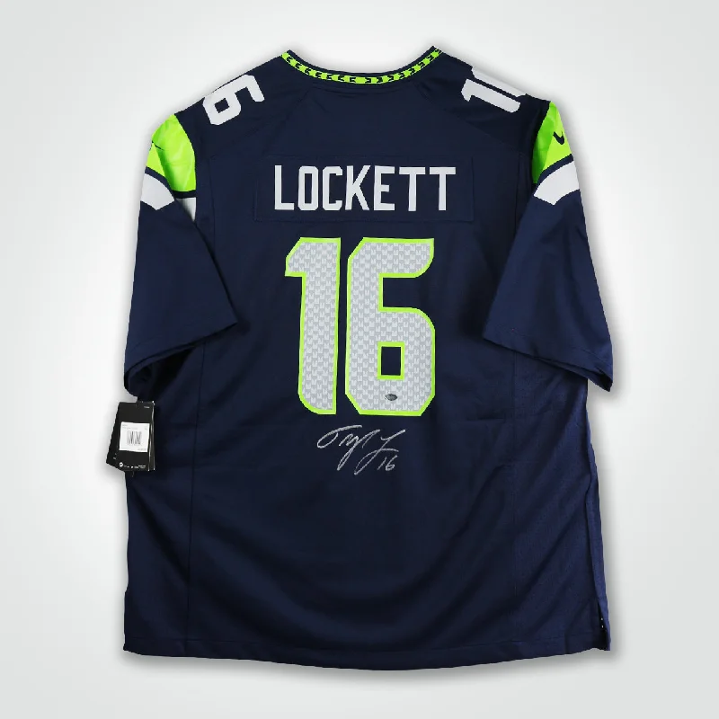 Tyler Lockett Signed Seahawks Nike Game Jersey-NBA Jersey with Team Player Numbers -