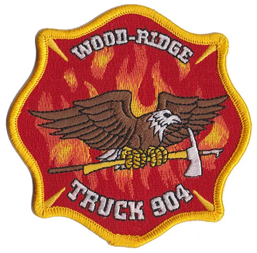 Wood - Ridge, NJ Truck 904 Eagle Design Fire Patch-NBA Limited Edition Jersey -