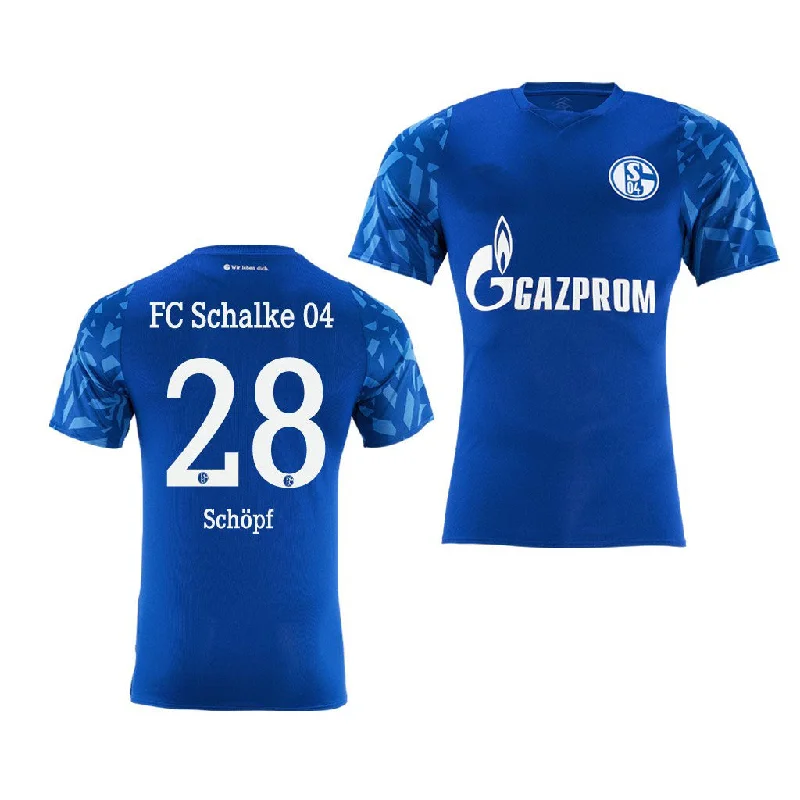 Alessandro Schopf Schalke 04 19/20 Home Jersey-AFC NFL Apparel Shop -