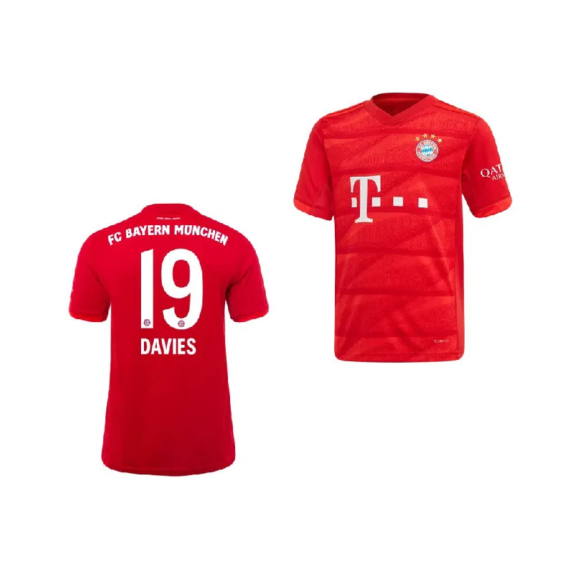 Alphonso Davies Bayern Munich Youth 19/20 Home Jersey-AFC Cheap Football Jersey -