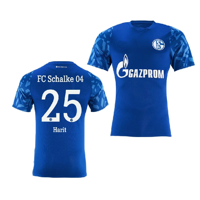 Amine Harit Schalke 04 19/20 Home Jersey-AFC College Jersey -