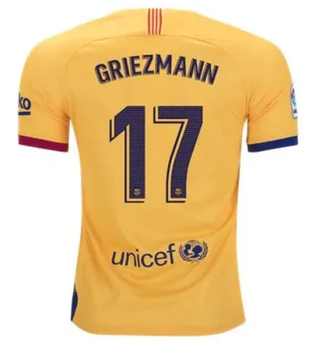 Antoine Griezmann Barcelona 19/20 Away Jersey-AFC Official Team Jersey -