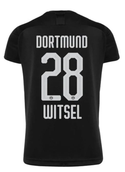 Axel Witsel Borussia Dortmund 19/20 Away Jersey-AFC Kids Football Jersey -