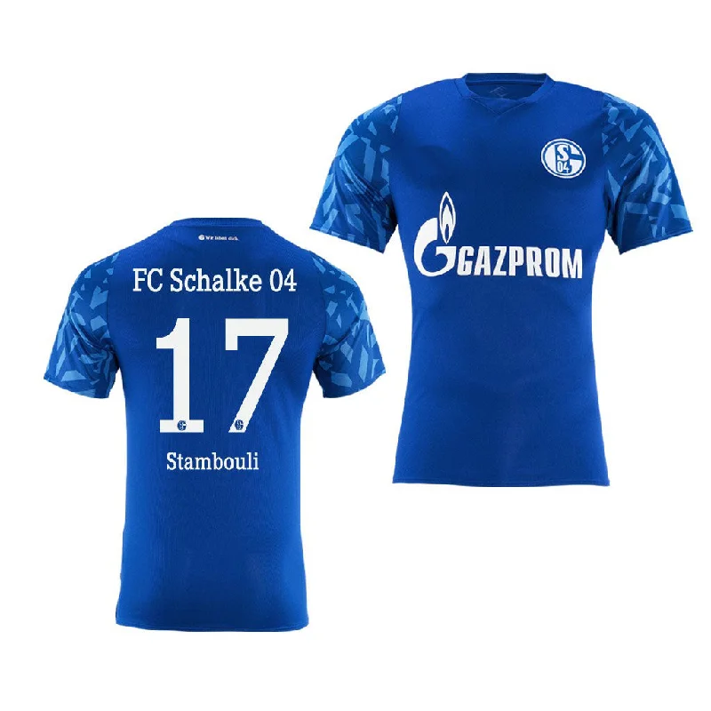 Benjamin Stambouli Schalke 04 19/20 Home Jersey-AFC Team Football Jersey -