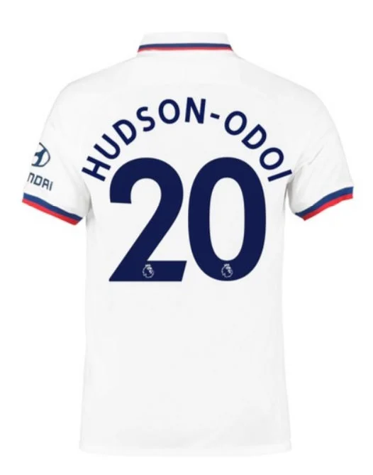 Callum Hudson-Odoi Chelsea 19/20 Away Jersey-AFC Jersey with Sleeve Number -