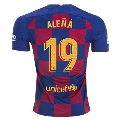 Carles Alena Barcelona 19/20 Home Jersey-AFC Retro Football Jersey -