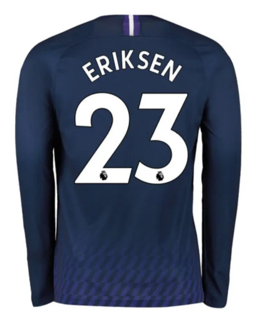 Christian Eriksen Tottenham Hotspur Long Sleeve 19/20 Away Jersey-AFC Jersey for Sale -