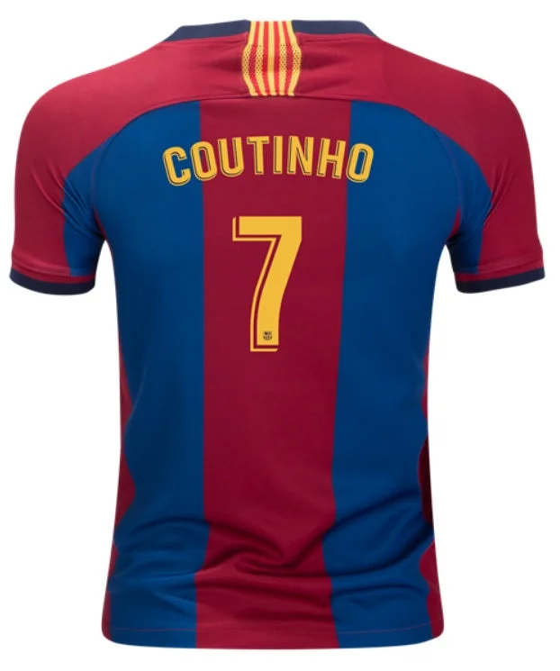 Coutinho Youth Barcelona El Clasico Jersey 2019-AFC Customizable Football Jersey -